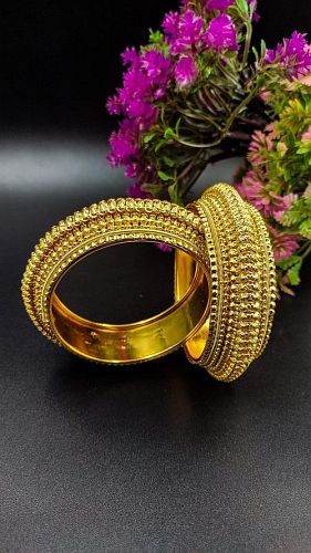 Gold Plated Bangel for Women And Girls - 2.4