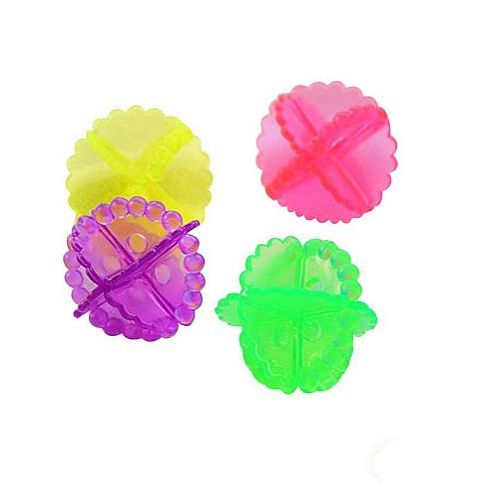 Washing Balls for Washing Machine | Durable Cloth Cleaning Washing Ball-Rendom Colour(4 Pcs) - Multicolor