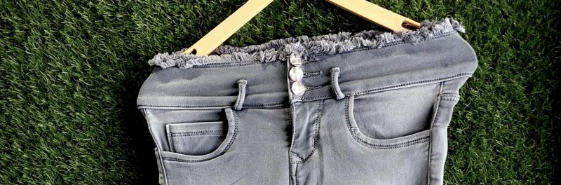 Girlz Stylish Cotton Polyester Knitted Denim Jeans - 28