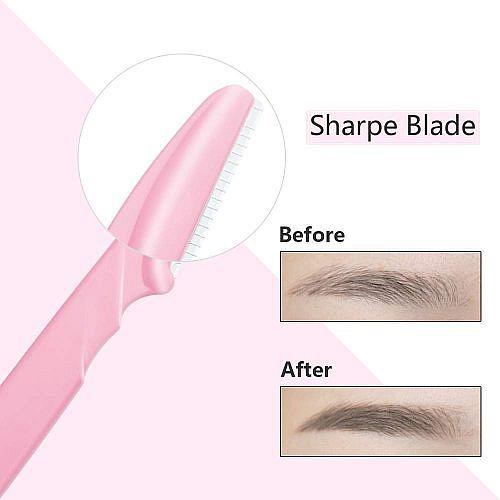 Pack of 1 Eyebrow Razor || Facial Razor For Eyebrow, Trimmer For Women And Men (Multicolor)/ - Free size