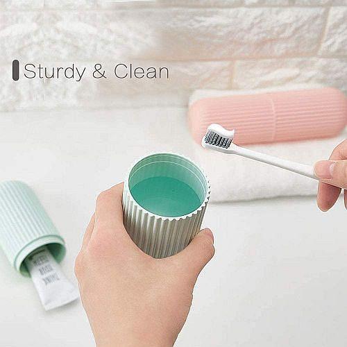 Home/ Multicolor Pack Of 1 Multi Purpose Toothpaste And Brush Holder For Travel -Multicolor As Per Availability/ - Free size